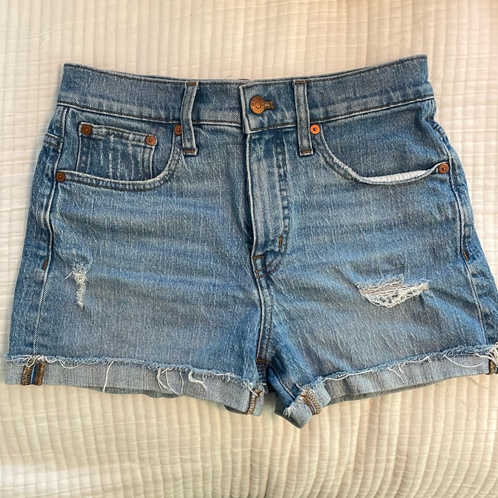 Madewell High Rise Denim Shorts